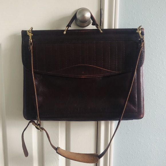 SOLD | Vintage Jack Georges Leather Messenger Bag - Picture 2 of 9